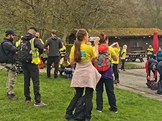 Photograph from a walking event